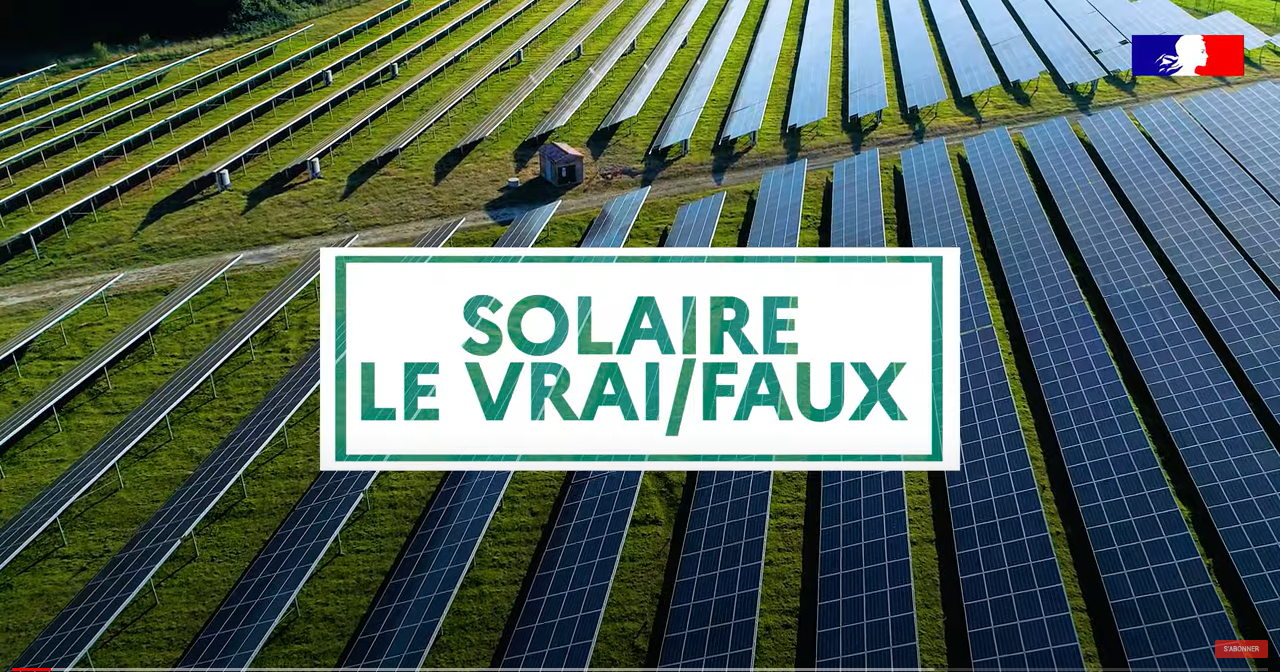 Solaire : le vrai/faux pour y voir plus clair